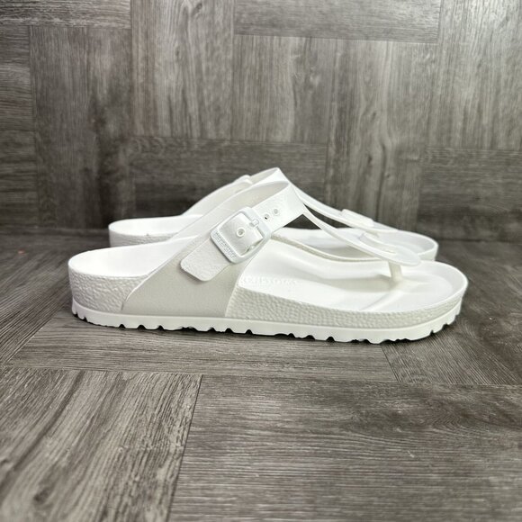 Birkenstock Gizeh Eva Women's size 9/Euro 40 White Thong Sandals - Picture 1 of 7